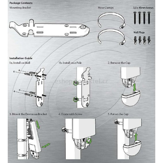 ePMP 1000 Connectorized Radio Mounting Bracket